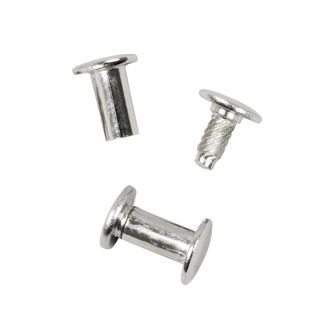 Buchschrauben mit Einpresskopf, vernickelt 11 mm