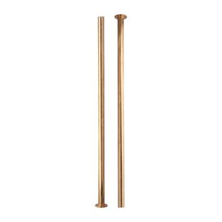 Buchschrauben, Messing 110 mm | Hülse glatt, Schraube geschlitzt 