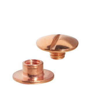 Buchschrauben, verkupfert 2 mm