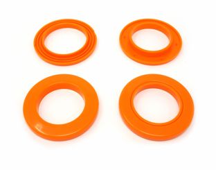 Ösen für Gardinen aus Kunststoff orange | Größe #12 (⌀ 39,5 mm)