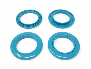 Ösen für Gardinen aus Kunststoff 62,5 mm | türkis | Größe #12 (⌀ 39,5 mm)