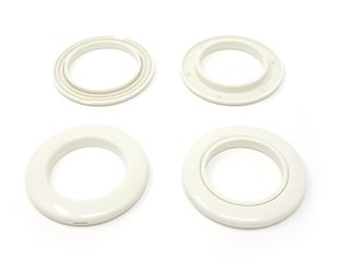 Ösen für Gardinen aus Kunststoff creme | Größe #6 (⌀ 20 mm)