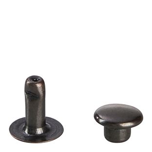 Hohlnieten  6 mm | schwarz 