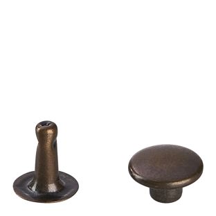 Hohlnieten Messing "Antik" | 9,1 mm