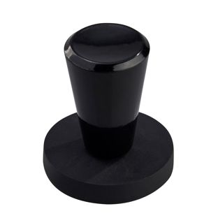 Gummierte Magnete mit Griff 31 mm | schwarz  | mit Gewindezapfen 