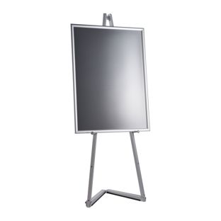 Mobile Staffelei aus Aluminium mit Klapprahmen  silber  | 1500 mm | A1 594 x 841 mm 