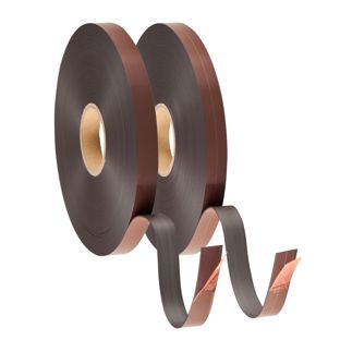 Magnetband mit Gegenstück, selbstklebend A+B (SET) - Premiumkleber  | 25.4 mm
