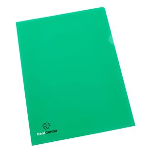 Sichthüllen A4 bedruckt PP 2-farbig | Siebdruck | grün | PP | 120 µm | genarbt