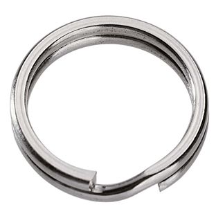 Schlüsselringe, vernickelt, flach 15 mm