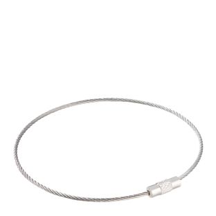 Drahtseilverbinder mit Drehverschluss, silberfarben 220 mm | Pack mit 10 Stück (Druckverschlussbeutel) 