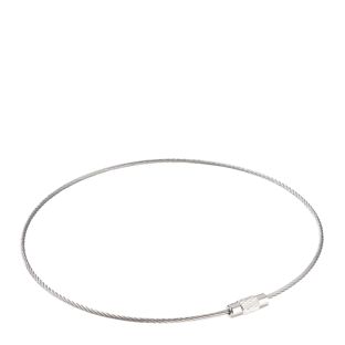 Drahtseilverbinder mit Drehverschluss, silberfarben 300 mm | Pack mit 10 Stück (Druckverschlussbeutel) 