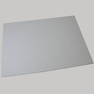 Konfigurator // Schneidematte auf Wunschmaß zugeschnitten , Ausgangsformat 120 x 90 cm  | grau 