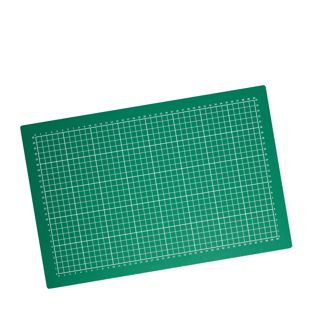 Schneidematte A3, 45 x 30 cm, selbstheilend, mit Raster grün|schwarz 