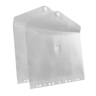 Dokumententaschen A4, abheftbar transparent 