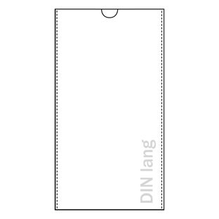 Dokumentenhüllen, transparent 1/3 A4