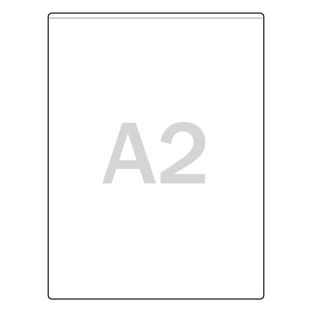 Dokumentenhüllen, transparent A2