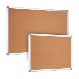 Pinnwand Kork mit Aluminiumrahmen 