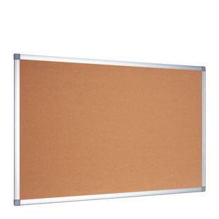 Pinnwand Kork mit Aluminiumrahmen 90 x 60 cm 