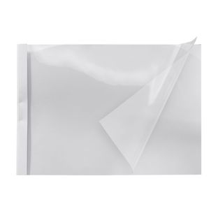 Thermobindemappe A4 Quer, Karton, bis 40 Blatt, weiß 4 mm