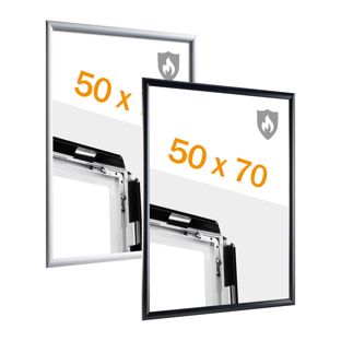 Brandschutzrahmen 50 x 70 mit B1-Zertifizierung  