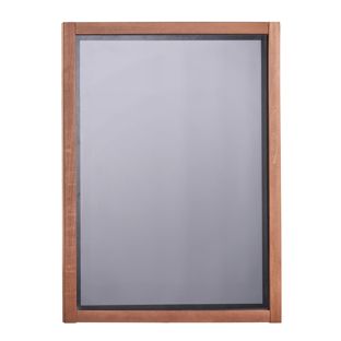 Wandtafel Holz MULTI, mit Kreidetafel und Magnetrahmen 