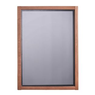 Wandtafel Holz MULTI, mit Kreidetafel und Magnetrahmen 