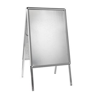 Kundenstopper A1 Outdoor SOLID-STOP 32 mm | Rondo  | silber 