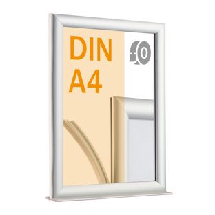 Info Topper aus Aluminium A4  | Hochformat 