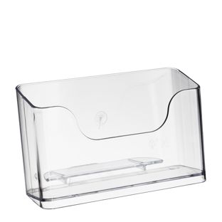 Prospekthalter, Polystyrol, transparent PTXE 1 x Querformat | A6