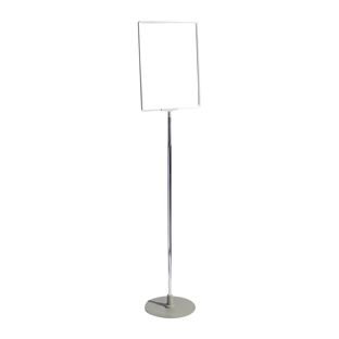 Plakatständer höhenverstellbar, A3, silber 
