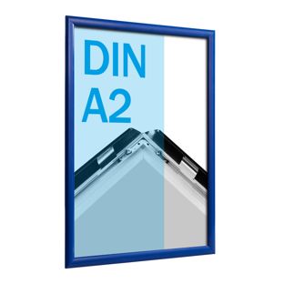 Klapprahmen A2 Standard blau  | 25 mm | Gehrung 