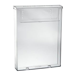 Prospektbox wetterfest mit Deckel, Polystyrol, transparent, Taymar A4 