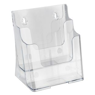 Prospekthalter Wand/ Stand, Polystyrol, transparent PTXC 2 x A5 