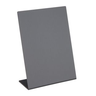 L-Aufsteller Kreidetafel, schwarz A6 - 105 x 148 mm  | Hochformat 