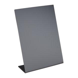 L-Aufsteller Kreidetafel, schwarz A5 - 148 x 210 mm  | Hochformat 