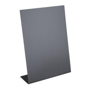 L-Aufsteller Kreidetafel, schwarz A4 - 210 x 297 mm  | Hochformat 