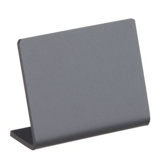 L-Aufsteller Kreidetafel, schwarz 50 x 40 mm  | Querformat 