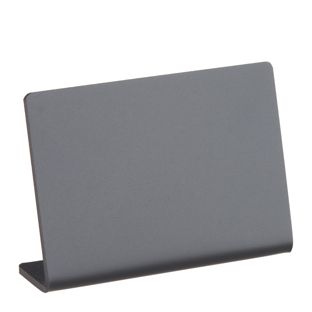 L-Aufsteller Kreidetafel, schwarz 70 x 50 mm  | Querformat 