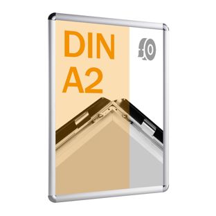 Klapprahmen A2, selbstklebend silber  | Rondo 