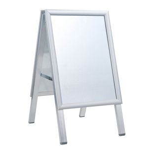 Kundenstopper SOLID-STOP A3 Outdoor, 25 mm Profil, Gehrungsecken 