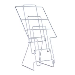 Prospekthalter JACKSON aus Draht, silber, A4 x 3 