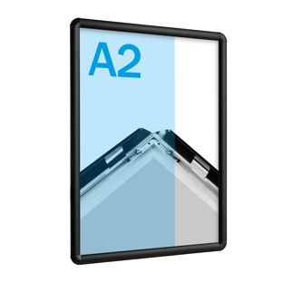 Klapprahmen A2 Standard schwarz  | 25 mm | Rondo 