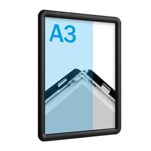 Klapprahmen A3 Standard schwarz  | 25 mm | Rondo 