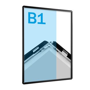 Klapprahmen B1 Standard schwarz  | 25 mm | Rondo 