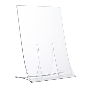L-Aufsteller, faltbar, Hochformat, bruchfest, PET A6 
