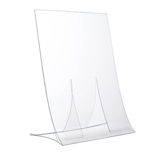 L-Aufsteller, faltbar, Hochformat, bruchfest, PET A5 