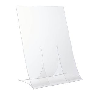 L-Aufsteller, faltbar, Hochformat, bruchfest, PET A4 