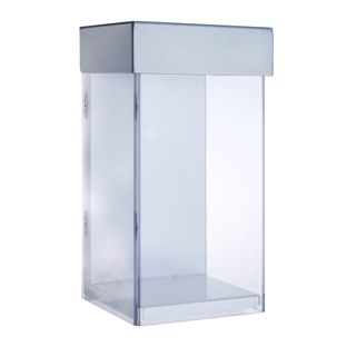 Flyerbox outdoor mit Deckel, extra tief, Indisplay Shieldbox 1/3 A4 
