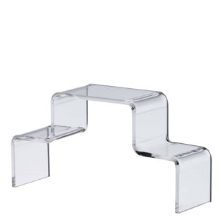 Deko Treppe, Acryl 175 x 90 x 50 mm  | transparent  | doppelseitig 