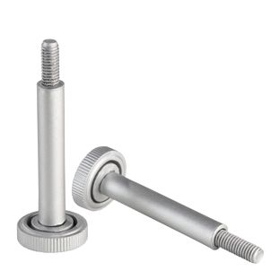 Auflageschrauben für mobile Staffelei aus Aluminium silber 